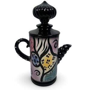 Michael Anthony Signed 1999 Postmodern Abstract Ceramic Coffee Pot Decanter
